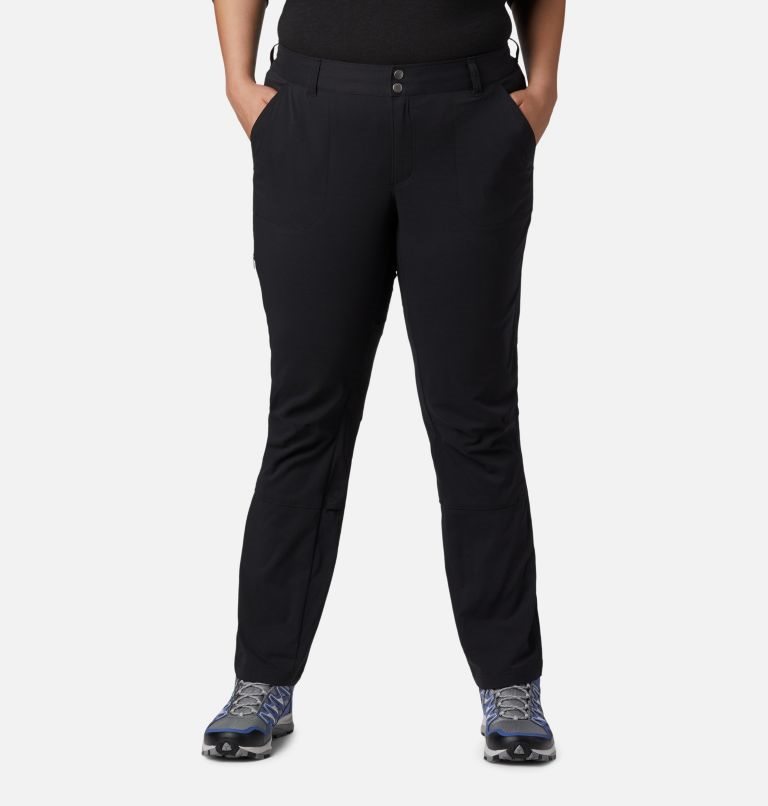 Women\'s Columbia Saturday Trail Stretch Pants Black | Plus Size CA-K834C